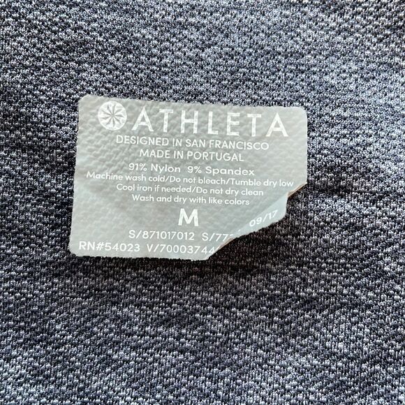 Athleta Seamless Training Compression Tights. Dark Grey. Size Medium. - Picture 11 of 11